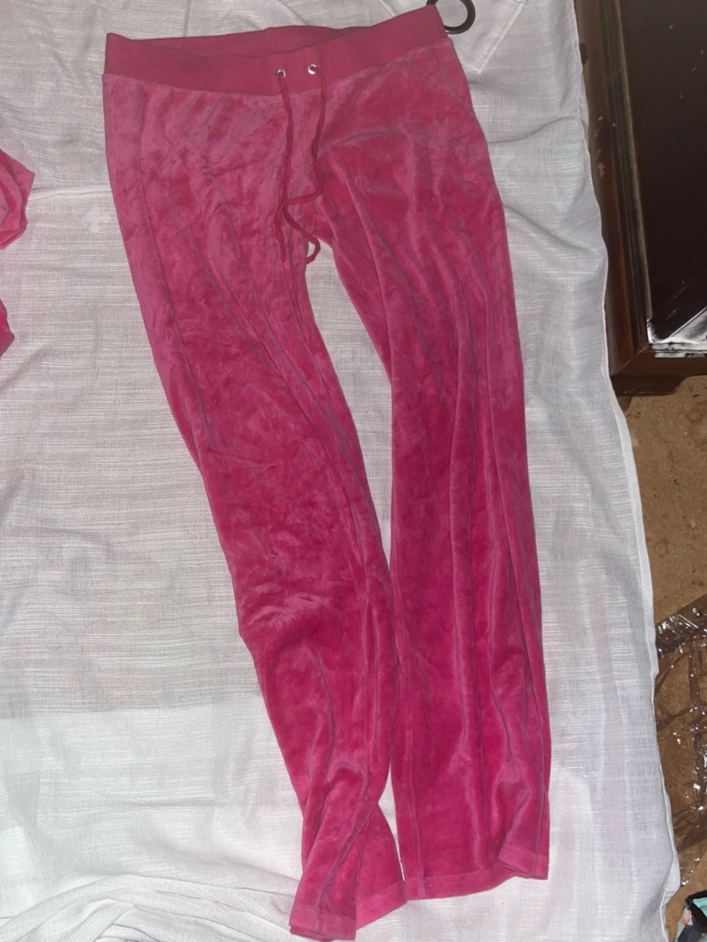 Juicy Couture Hot Pink Velour Set Y2K Juicy - Picture 3 of 4